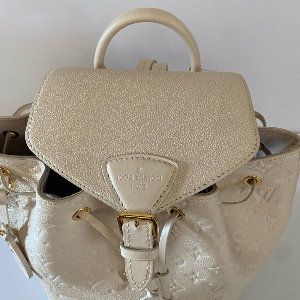 Louis Vuitton montsouris backpack 
❤️white empriente - Picture 10 of 17